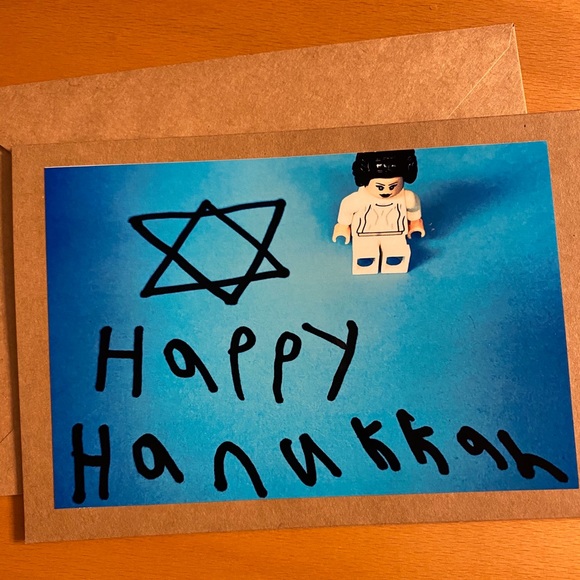 Set of 6 cards - Happy Hanukkah and Thank you - Picture 2 of 4